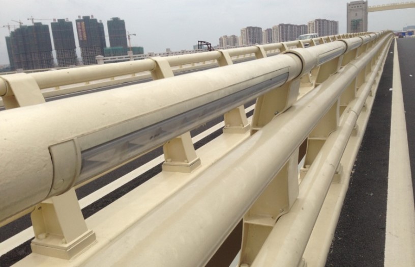 led guardrail bridge project